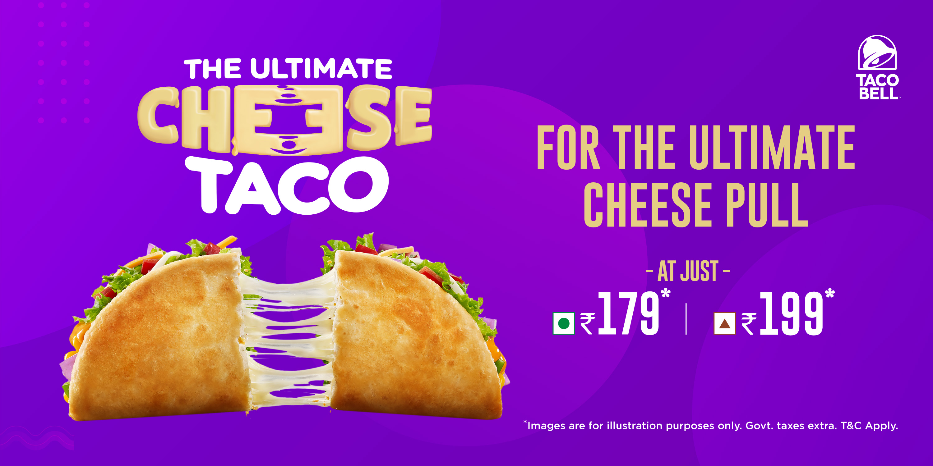 TACO BELL OFFERS A CHEESY SURPRISE FOR ITS CONSUMERS WITH THE LAUNCH OF THE ULTIMATE CHEESE TACO